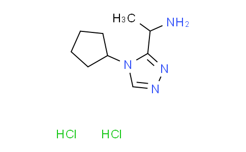 CAS No. 1269054-36-5, [1-(4-cyclopentyl-4H-1,2,4-triazol-3-yl)ethyl]amine dihydrochloride