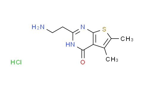 CAS No. 1262773-55-6, 2-(2-aminoethyl)-5,6-dimethylthieno[2,3-d]pyrimidin-4(3H)-one hydrochloride