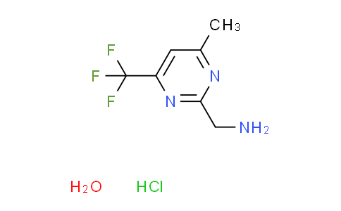 CAS No. 1196145-27-3, {[4-methyl-6-(trifluoromethyl)-2-pyrimidinyl]methyl}amine hydrochloride hydrate