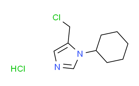 CAS No. 858220-96-9, 5-(chloromethyl)-1-cyclohexyl-1H-imidazole hydrochloride