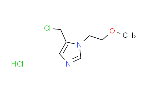 CAS No. 497853-70-0, 5-(chloromethyl)-1-(2-methoxyethyl)-1H-imidazole hydrochloride