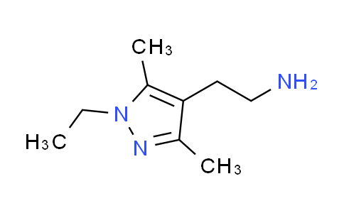 CAS No. 1015846-20-4, 2-(1-ethyl-3,5-dimethyl-1H-pyrazol-4-yl)ethanamine