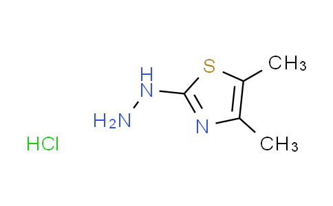 CAS No. 128608-50-4, 2-hydrazino-4,5-dimethyl-1,3-thiazole hydrochloride