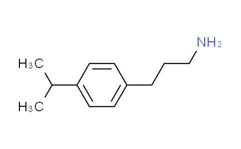 CAS No. 165736-01-6, 3-(4-isopropylphenyl)propan-1-amine