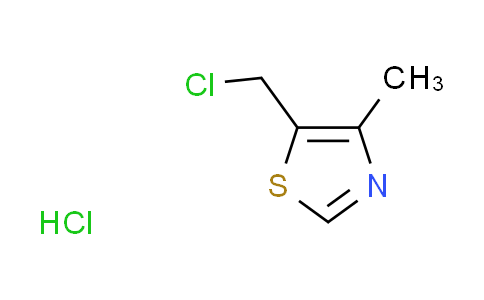 CAS No. 1301739-54-7, 5-(chloromethyl)-4-methyl-1,3-thiazole hydrochloride