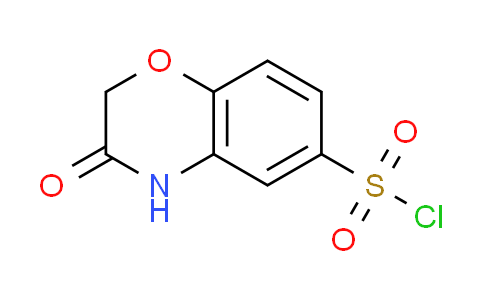CAS No. 31794-45-3, 3-oxo-3,4-dihydro-2H-1,4-benzoxazine-6-sulfonyl chloride