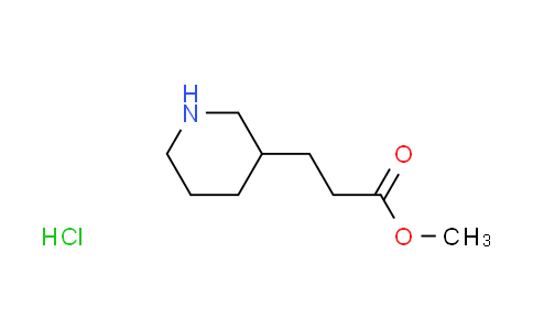 CAS No. 874365-37-4, methyl 3-(3-piperidinyl)propanoate hydrochloride