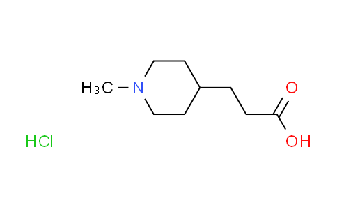 CAS No. 103039-94-7, 3-(1-methyl-4-piperidinyl)propanoic acid hydrochloride