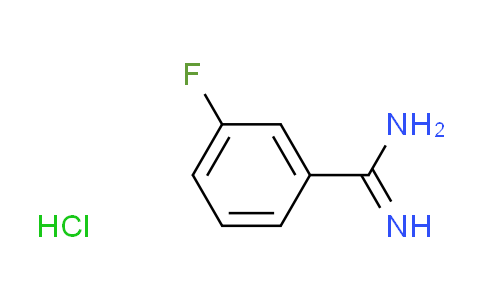 CAS No. 75207-72-6, 3-fluorobenzenecarboximidamide hydrochloride