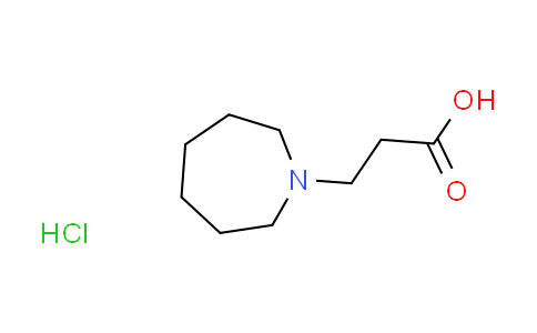 CAS No. 136671-92-6, 3-(1-azepanyl)propanoic acid hydrochloride