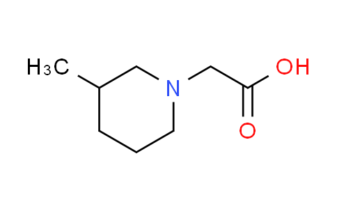 CAS No. 883542-90-3, (3-methylpiperidin-1-yl)acetic acid