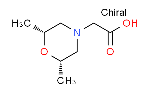 CAS No. 142893-66-1, [cis-2,6-dimethylmorpholin-4-yl]acetic acid