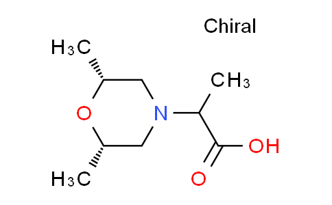 CAS No. 1214158-74-3, 2-[cis-2,6-dimethyl-4-morpholinyl]propanoic acid