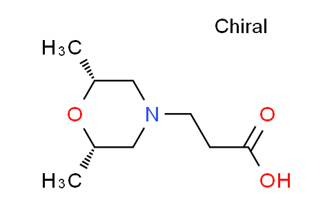 CAS No. 1212364-37-8, 3-[cis-2,6-dimethyl-4-morpholinyl]propanoic acid