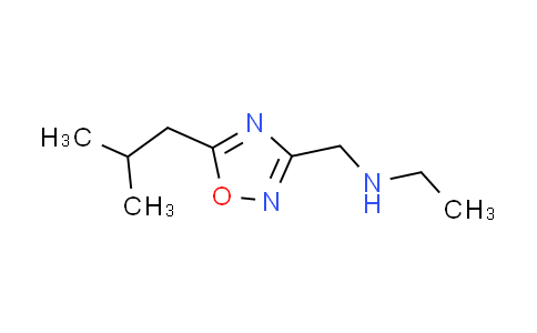 CAS No. 915925-33-6, N-[(5-isobutyl-1,2,4-oxadiazol-3-yl)methyl]ethanamine