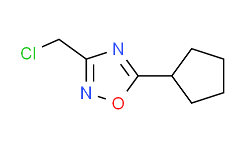 CAS No. 915925-39-2, 3-(chloromethyl)-5-cyclopentyl-1,2,4-oxadiazole
