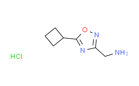CAS No. 1609401-03-7, [(5-cyclobutyl-1,2,4-oxadiazol-3-yl)methyl]amine hydrochloride