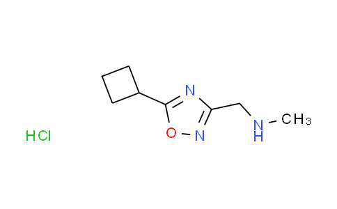 CAS No. 1609401-27-5, [(5-cyclobutyl-1,2,4-oxadiazol-3-yl)methyl]methylamine hydrochloride