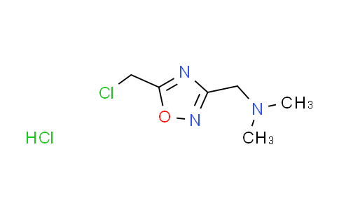 CAS No. 1609395-92-7, {[5-(chloromethyl)-1,2,4-oxadiazol-3-yl]methyl}dimethylamine hydrochloride