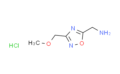 CAS No. 1185058-98-3, {[3-(methoxymethyl)-1,2,4-oxadiazol-5-yl]methyl}amine hydrochloride