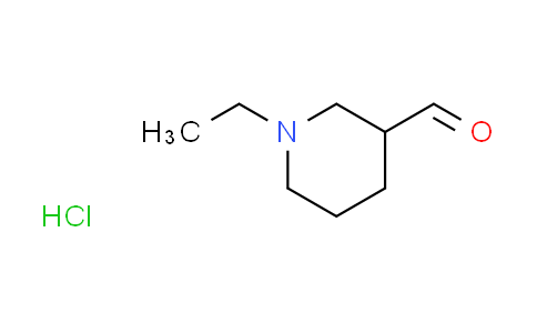 CAS No. 1255717-79-3, 1-ethyl-3-piperidinecarbaldehyde hydrochloride