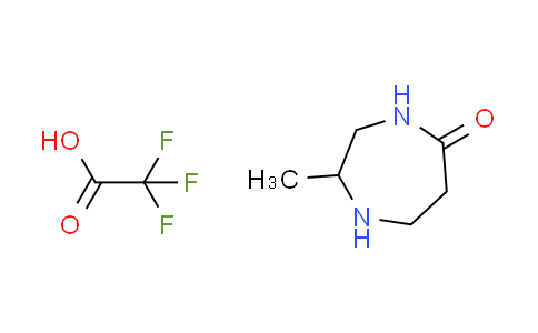 CAS No. 1390655-06-7, 2-methyl-1,4-diazepan-5-one trifluoroacetate