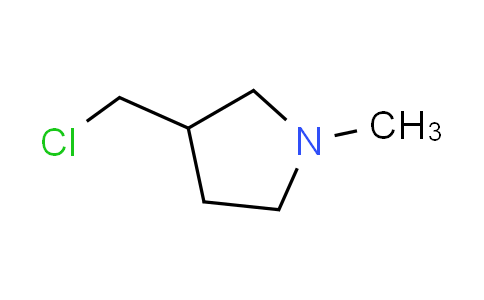 CAS No. 58689-43-3, 3-(chloromethyl)-1-methylpyrrolidine