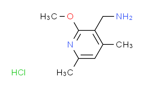 CAS No. 1195330-70-1, [(2-methoxy-4,6-dimethyl-3-pyridinyl)methyl]amine hydrochloride