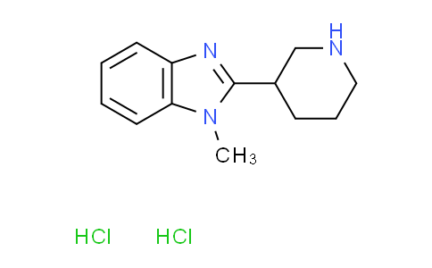 CAS No. 1263283-11-9, 1-methyl-2-(3-piperidinyl)-1H-benzimidazole dihydrochloride