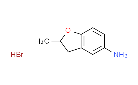 CAS No. 1185072-28-9, (2-methyl-2,3-dihydro-1-benzofuran-5-yl)amine hydrobromide