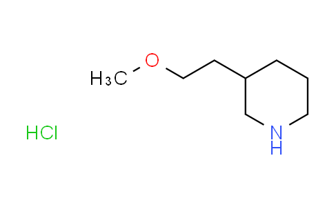 CAS No. 1185002-39-4, 3-(2-methoxyethyl)piperidine hydrochloride