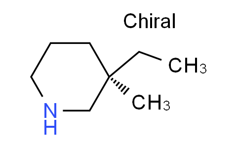 CAS No. 1609430-53-6, (3R)-3-ethyl-3-methylpiperidine