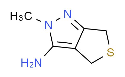 CAS No. 214542-56-0, 2-methyl-2,6-dihydro-4H-thieno[3,4-c]pyrazol-3-amine