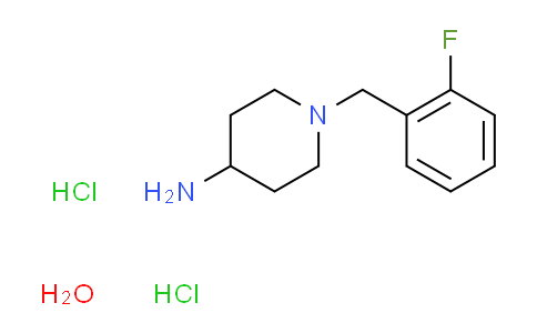 CAS No. 160358-06-5, 1-(2-fluorobenzyl)-4-piperidinamine dihydrochloride hydrate