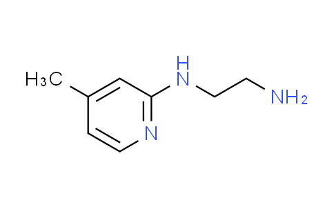 CAS No. 526184-60-1, N-(4-methylpyridin-2-yl)ethane-1,2-diamine