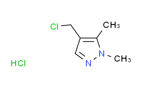 CAS No. 1390655-08-9, 4-(chloromethyl)-1,5-dimethyl-1H-pyrazole hydrochloride