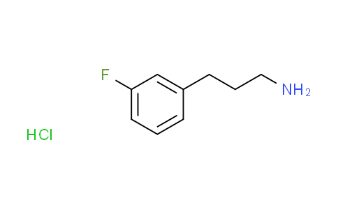 CAS No. 104774-91-6, [3-(3-fluorophenyl)propyl]amine hydrochloride