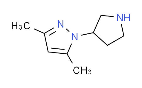 CAS No. 1177347-39-5, 3,5-dimethyl-1-pyrrolidin-3-yl-1H-pyrazole