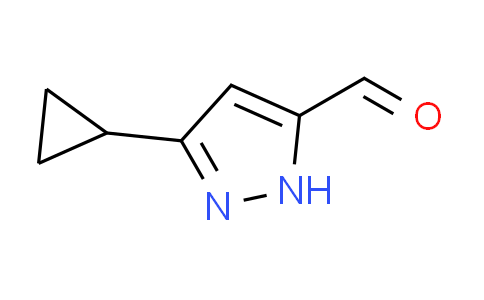 CAS No. 1284220-47-8, 3-cyclopropyl-1H-pyrazole-5-carbaldehyde