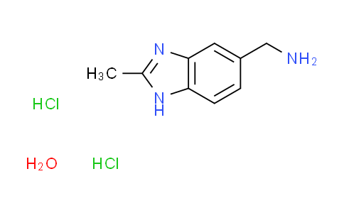 CAS No. 267875-44-5, [(2-methyl-1H-benzimidazol-5-yl)methyl]amine dihydrochloride hydrate