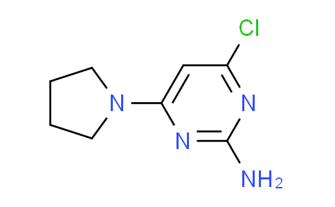 CAS No. 263276-45-5, 4-chloro-6-(1-pyrrolidinyl)-2-pyrimidinamine