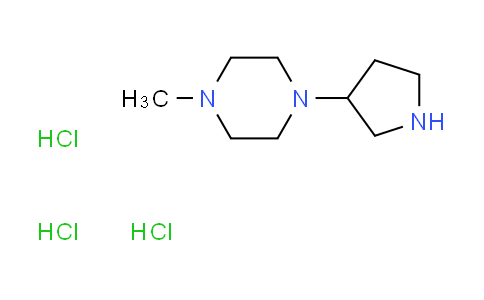 CAS No. 1390654-38-2, 1-methyl-4-(3-pyrrolidinyl)piperazine trihydrochloride