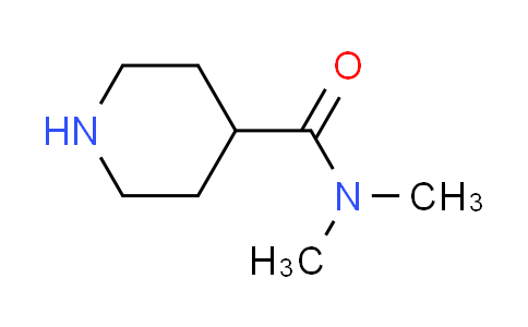 CAS No. 1903-68-0, N,N-dimethyl-4-piperidinecarboxamide