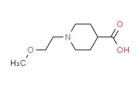 CAS No. 773829-96-2, 1-(2-methoxyethyl)-4-piperidinecarboxylic acid