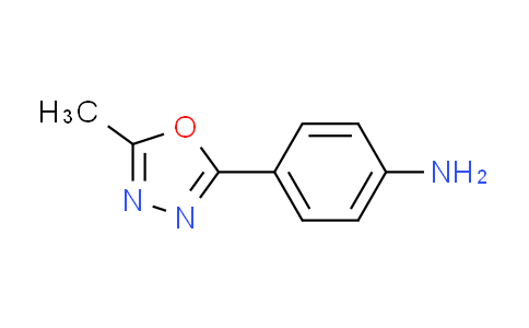 CAS No. 25877-49-0, 4-(5-methyl-1,3,4-oxadiazol-2-yl)aniline