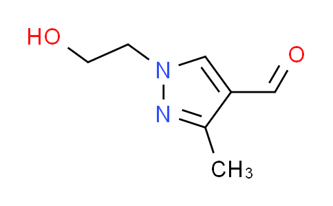 CAS No. 1177321-94-6, 1-(2-hydroxyethyl)-3-methyl-1H-pyrazole-4-carbaldehyde