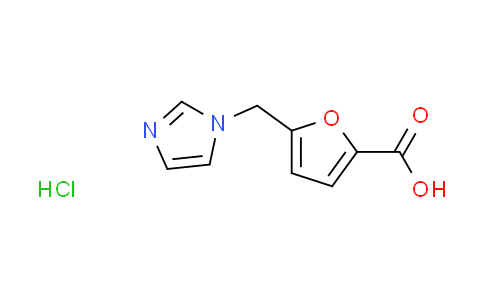 CAS No. 1177298-78-0, 5-(1H-imidazol-1-ylmethyl)-2-furoic acid hydrochloride