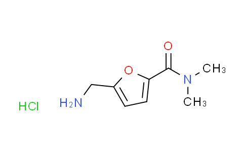 CAS No. 1268982-64-4, 5-(aminomethyl)-N,N-dimethyl-2-furamide hydrochloride