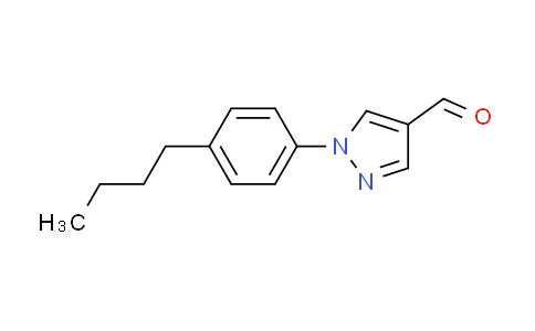 CAS No. 1015845-98-3, 1-(4-butylphenyl)-1H-pyrazole-4-carbaldehyde
