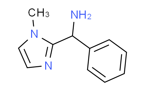 CAS No. 871565-28-5, 1-(1-methyl-1H-imidazol-2-yl)-1-phenylmethanamine